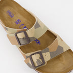 Sapatos abertos Claquettes Arizona Birkenstock Marrom Homme