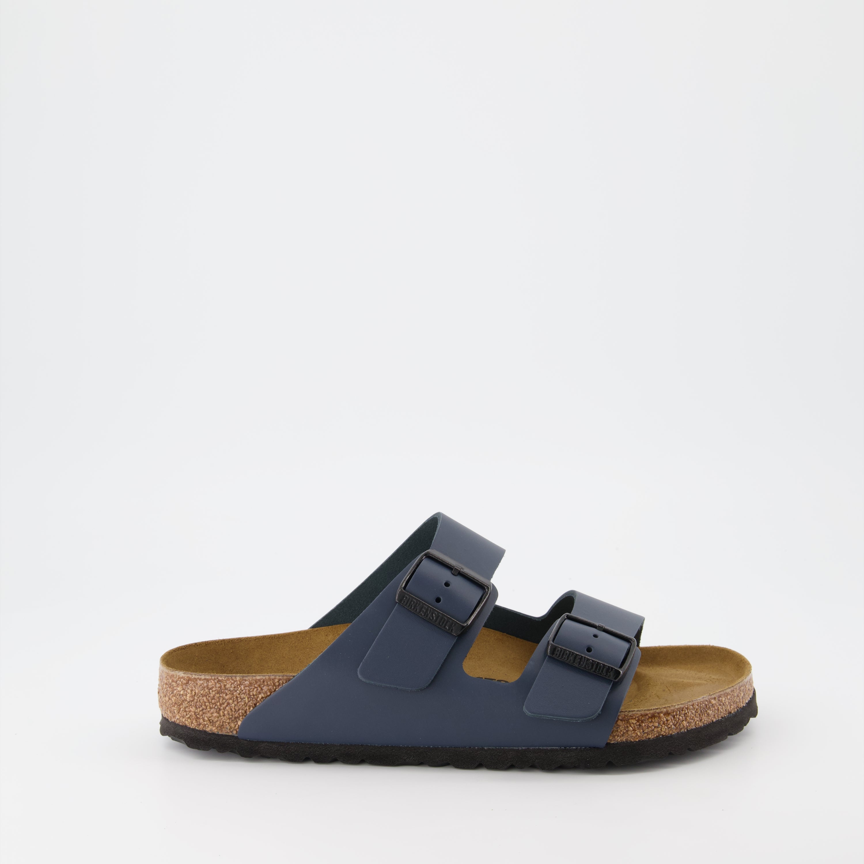 Offene schuhe Claquettes Arizona Birkenstock Blau Homme
