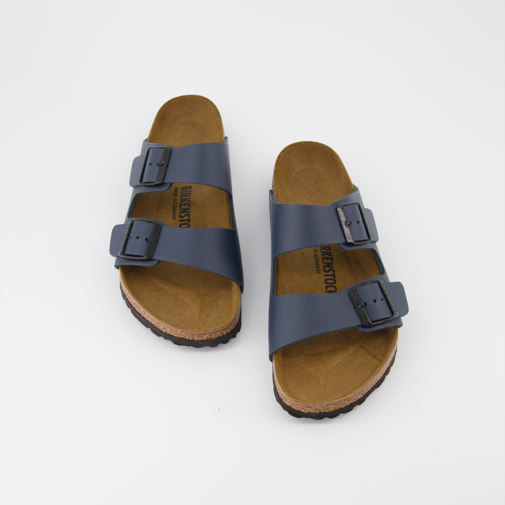 Sapatos abertos Claquettes Arizona Birkenstock Azul Homme