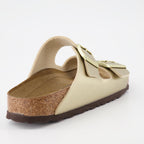 Zapatos abiertos Zapatillas Arizona Birkenstock Oro Femme