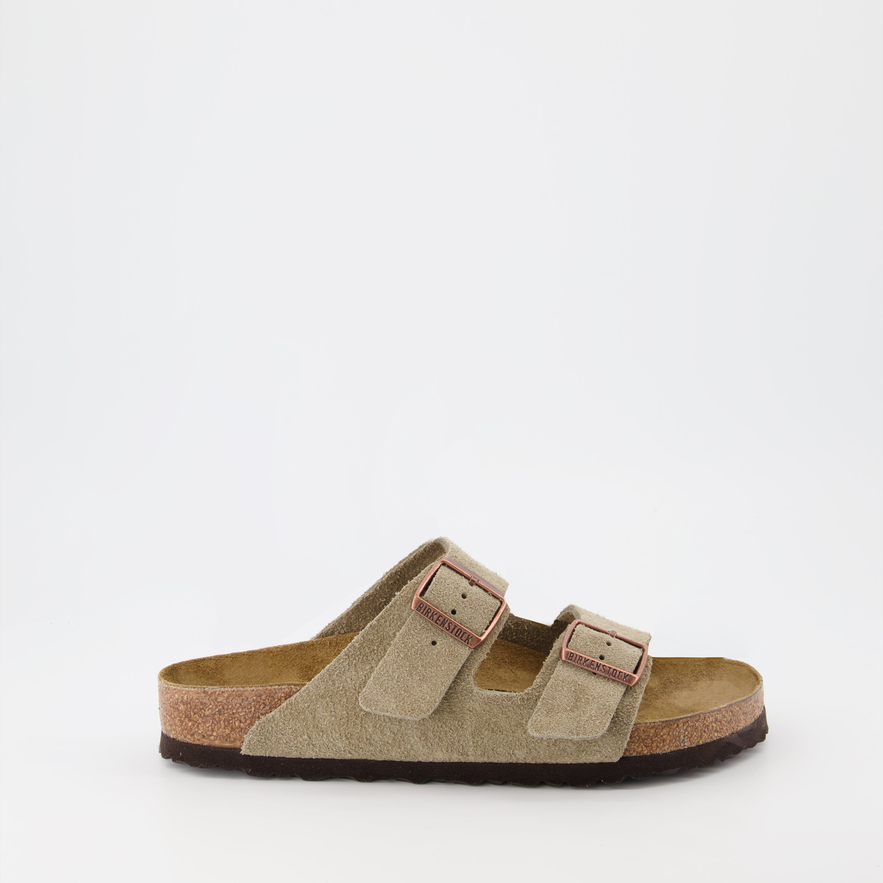 Chaussures ouvertes Claquettes Arizona Birkenstock Marron Homme