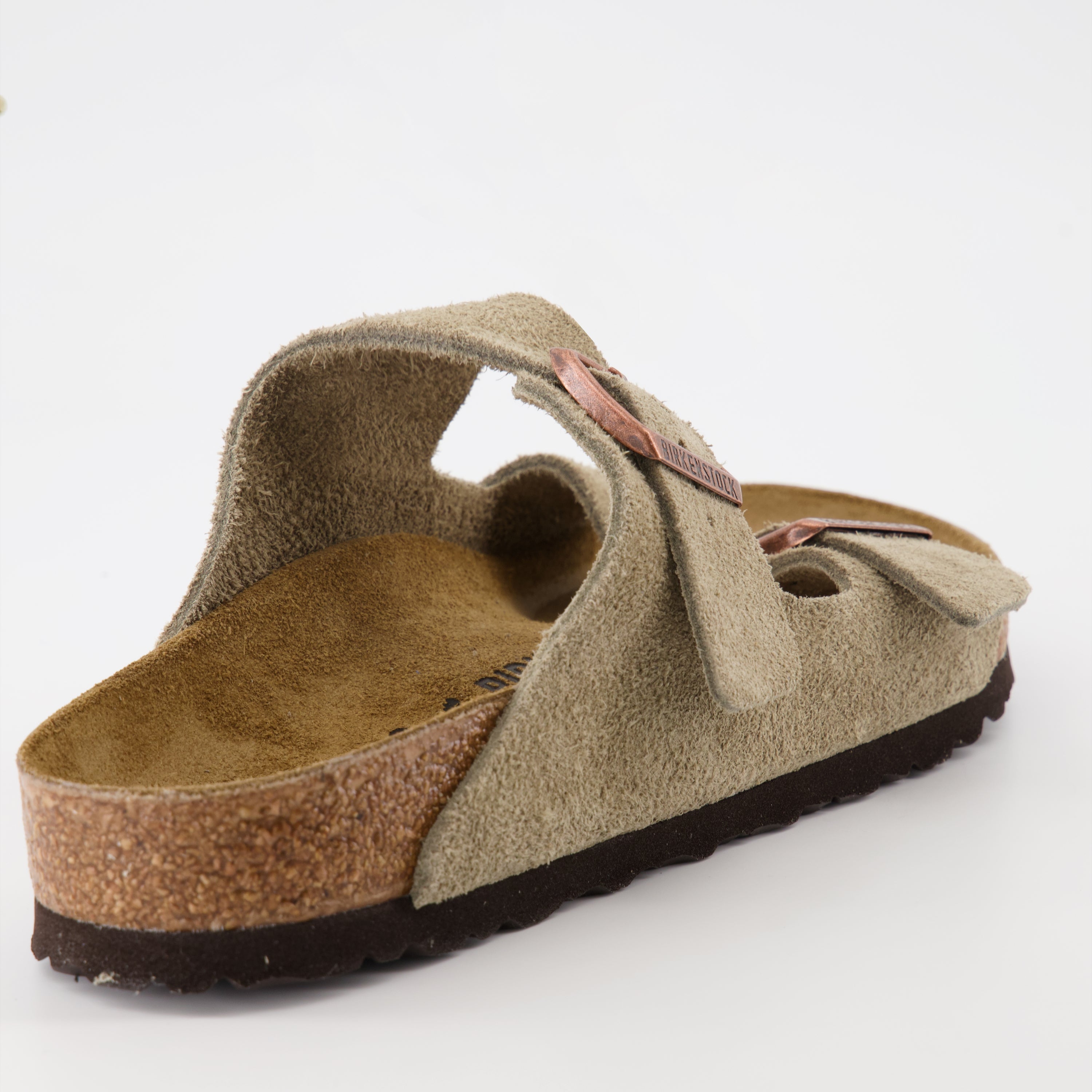 Chaussures ouvertes Claquettes Arizona Birkenstock Marron Homme