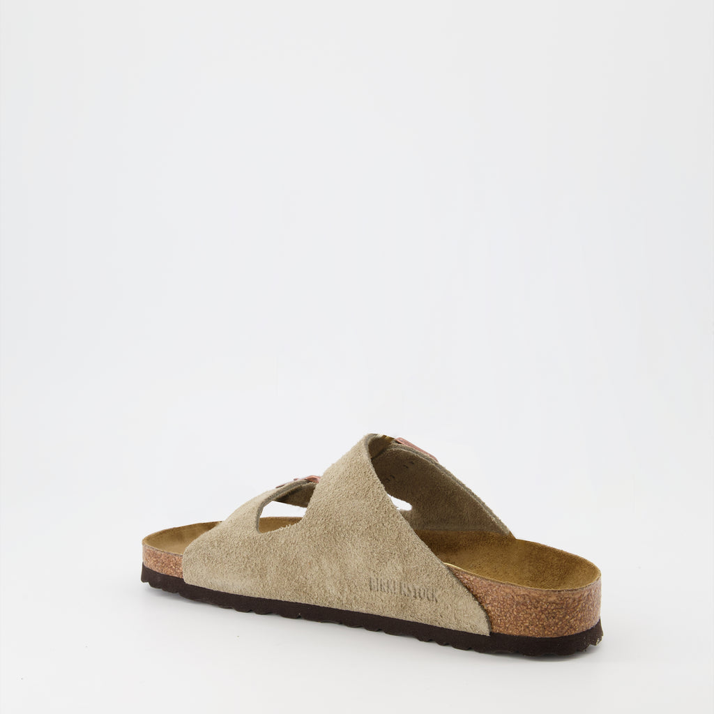 Sapatos abertos Chinelos Arizona Birkenstock Marrom Homme