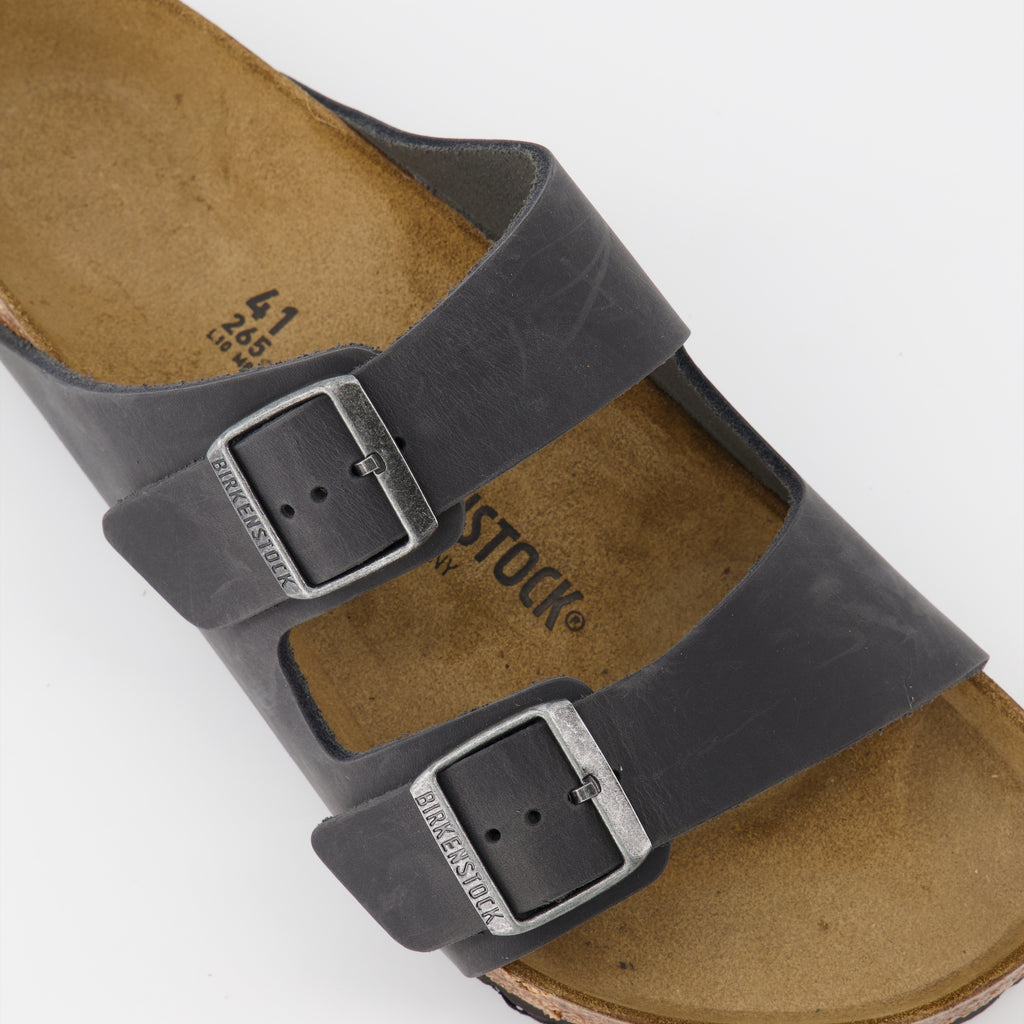 Chaussures ouvertes Claquettes Arizona Birkenstock Noir Homme