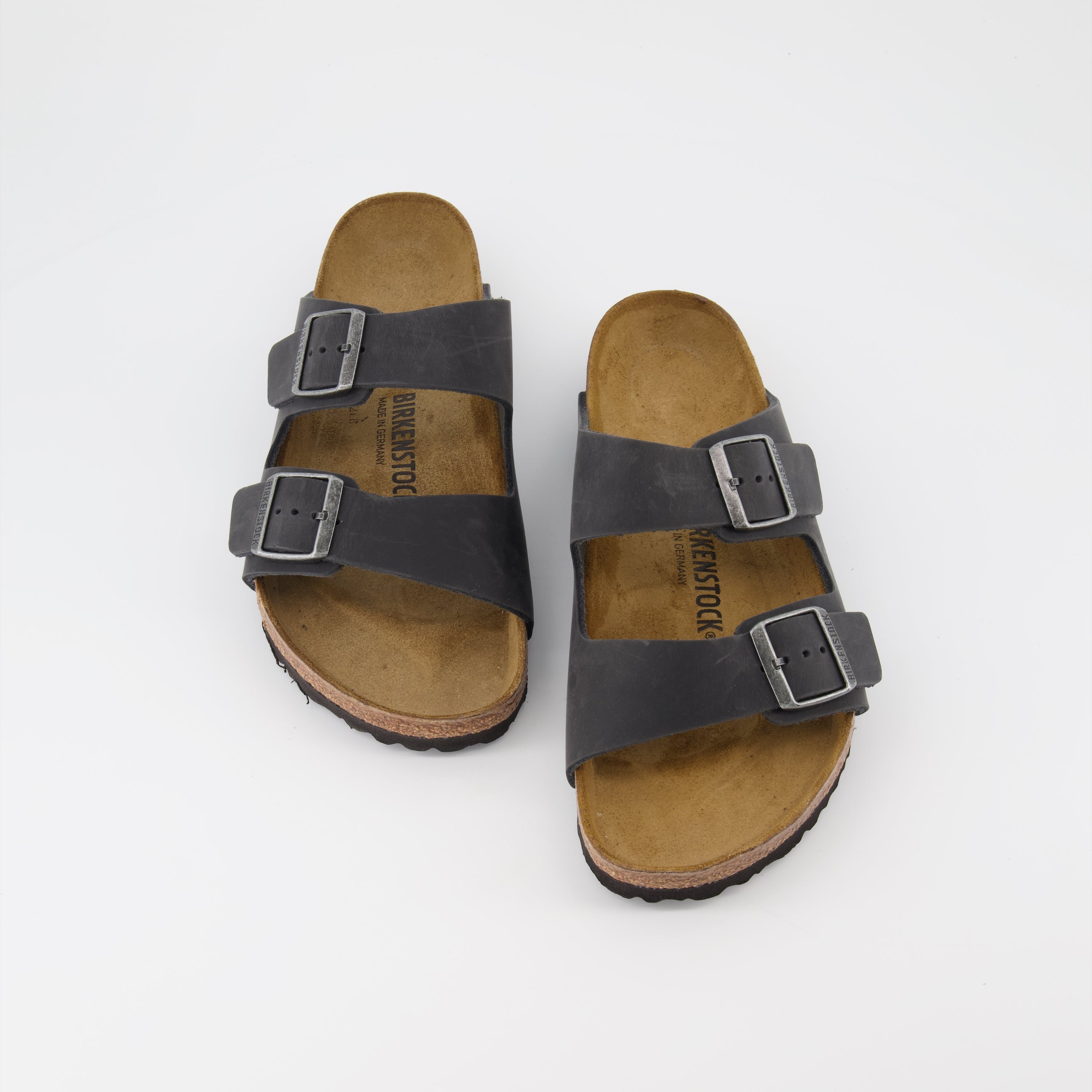 Chaussures ouvertes Claquettes Arizona Birkenstock Noir Homme