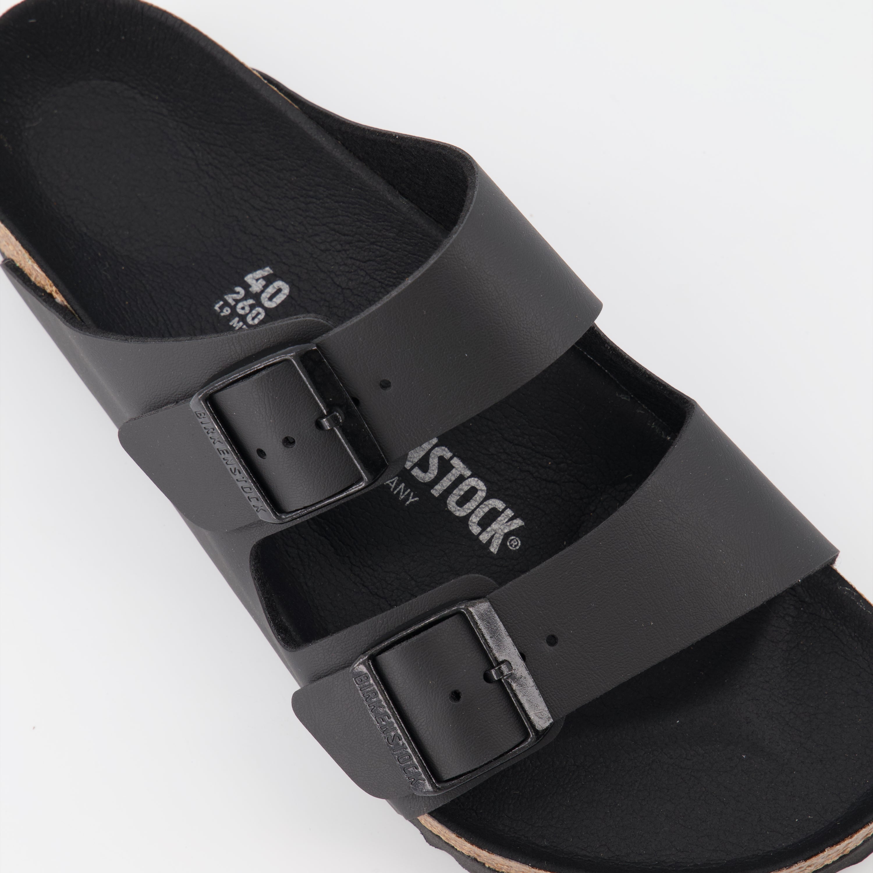 Chaussures ouvertes Claquettes Arizona Birkenstock Noir Homme