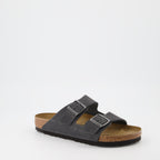 Offene schuhe Arizona Sandalen Birkenstock Schwarz Homme