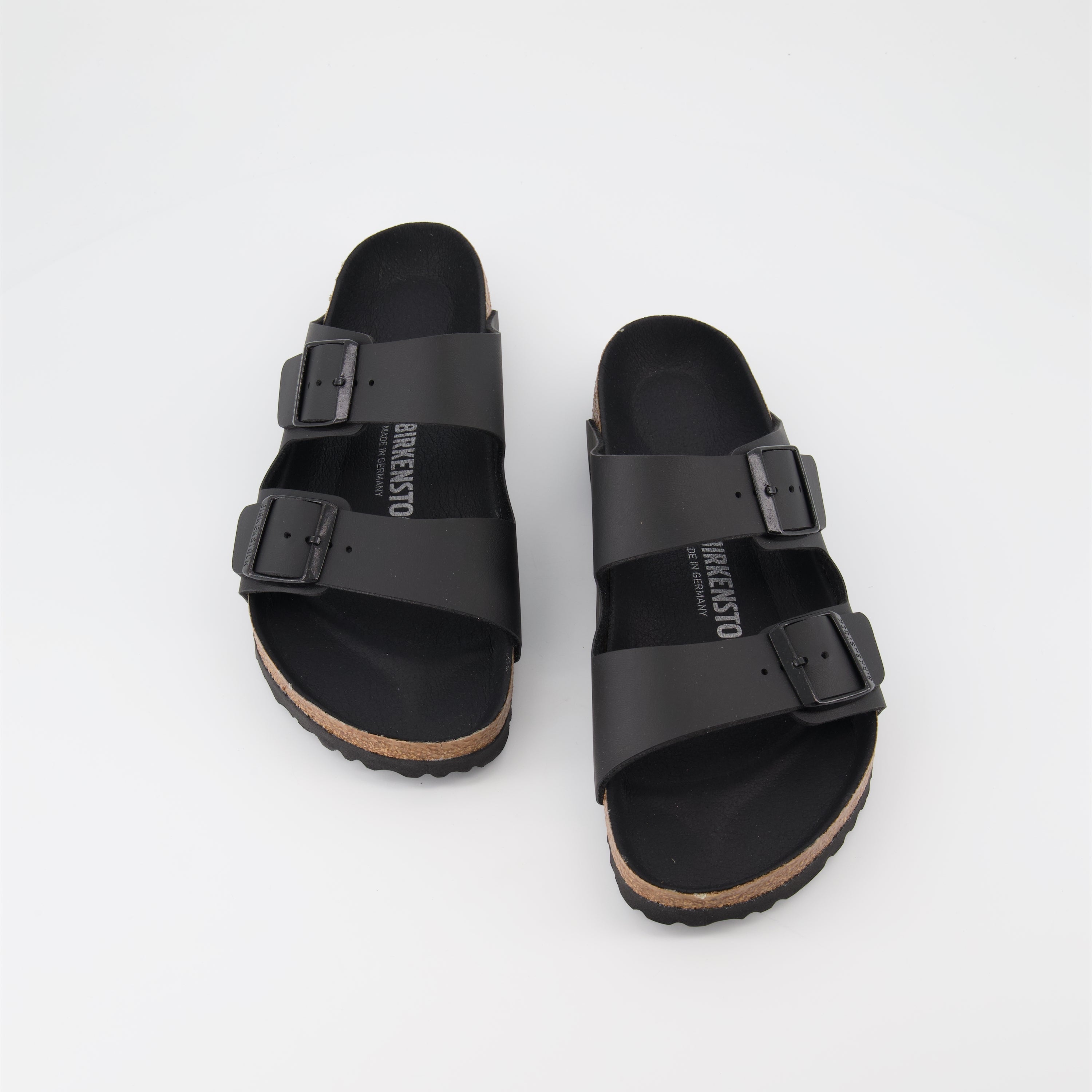 Chaussures ouvertes Claquettes Arizona Birkenstock Noir Homme