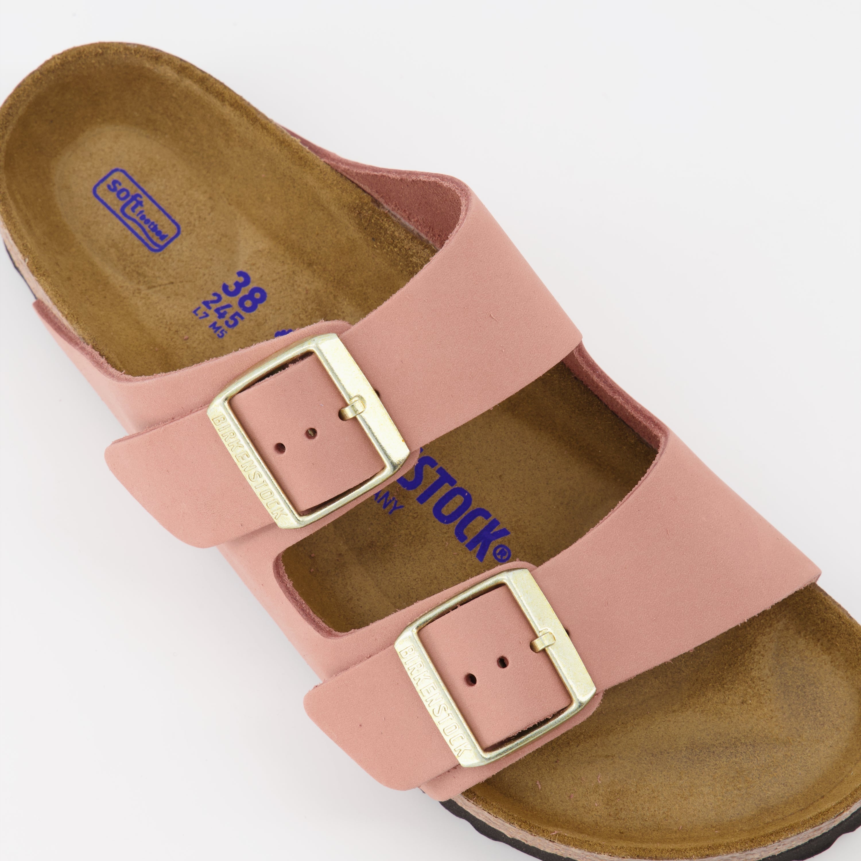 Offene schuhe Claquettes Arizona Birkenstock Rosa Femme