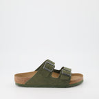 Sapatos abertos Sandálias Arizona Birkenstock Verde Homme