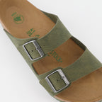 Sapatos abertos Sandálias Arizona Birkenstock Verde Homme