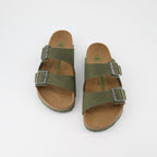 Sapatos abertos Sandálias Arizona Birkenstock Verde Homme