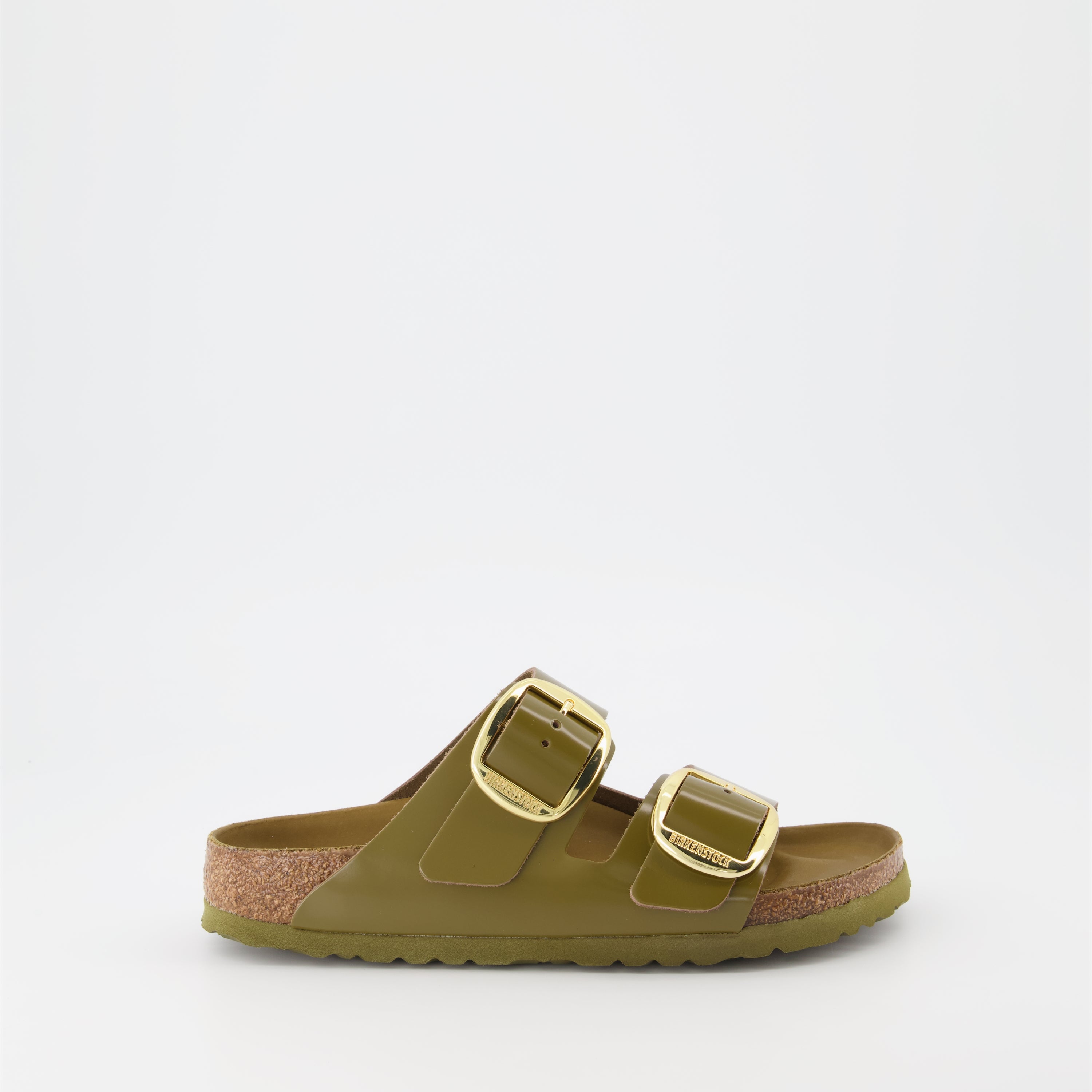 Zapatos abiertos Claquettes Arizona Birkenstock Verde Femme