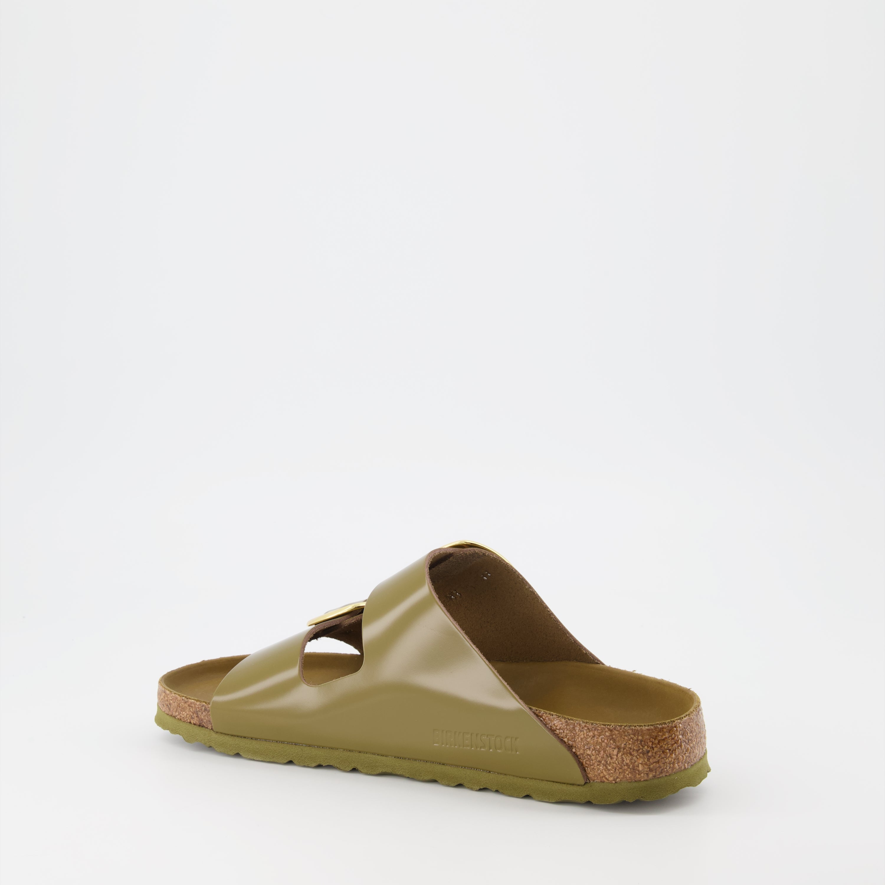 Zapatos abiertos Claquettes Arizona Birkenstock Verde Femme