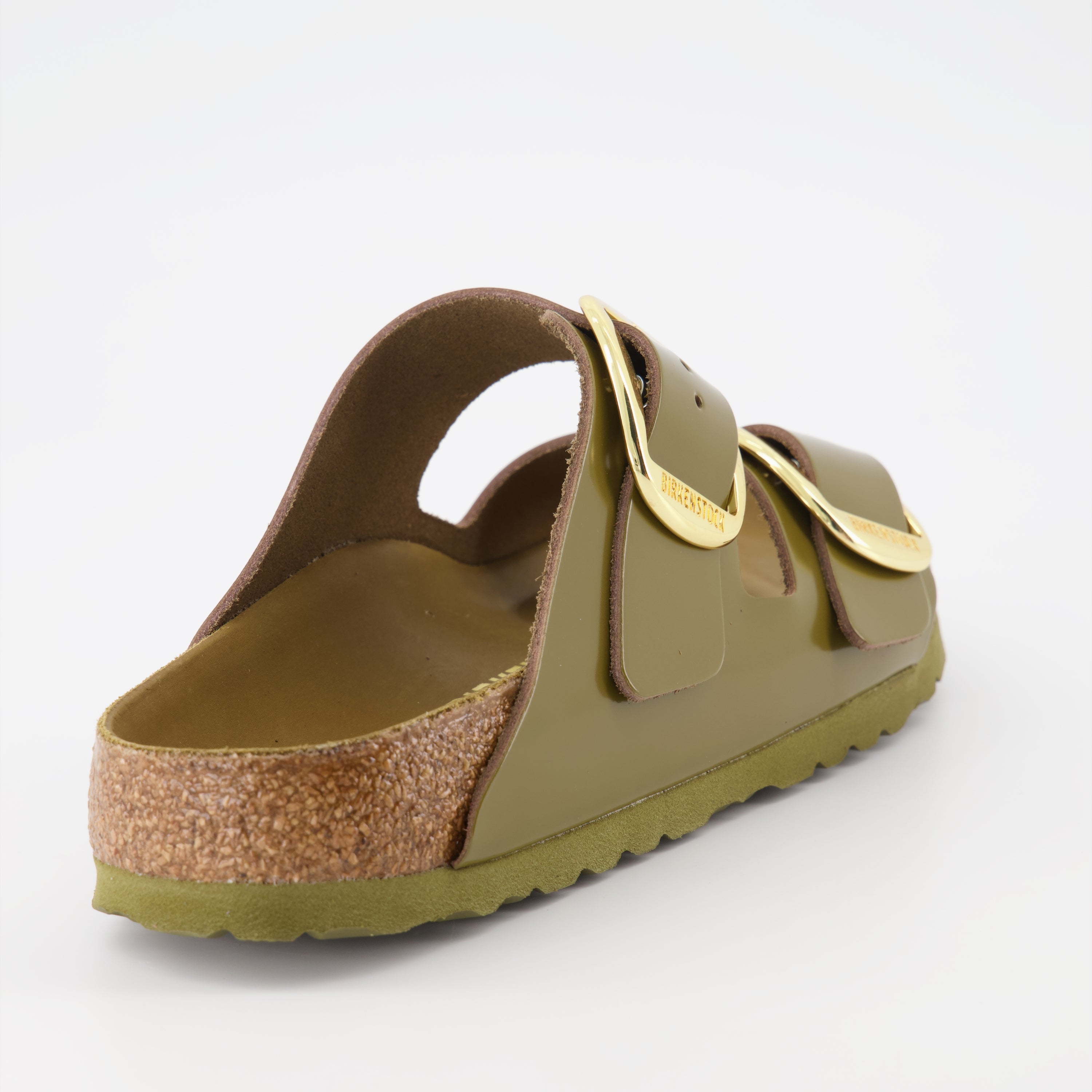Zapatos abiertos Claquettes Arizona Birkenstock Verde Femme