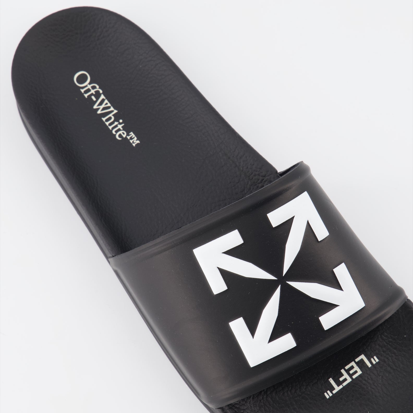 Sapatos abertos Claquettes Arrow Off-White Preto Homme