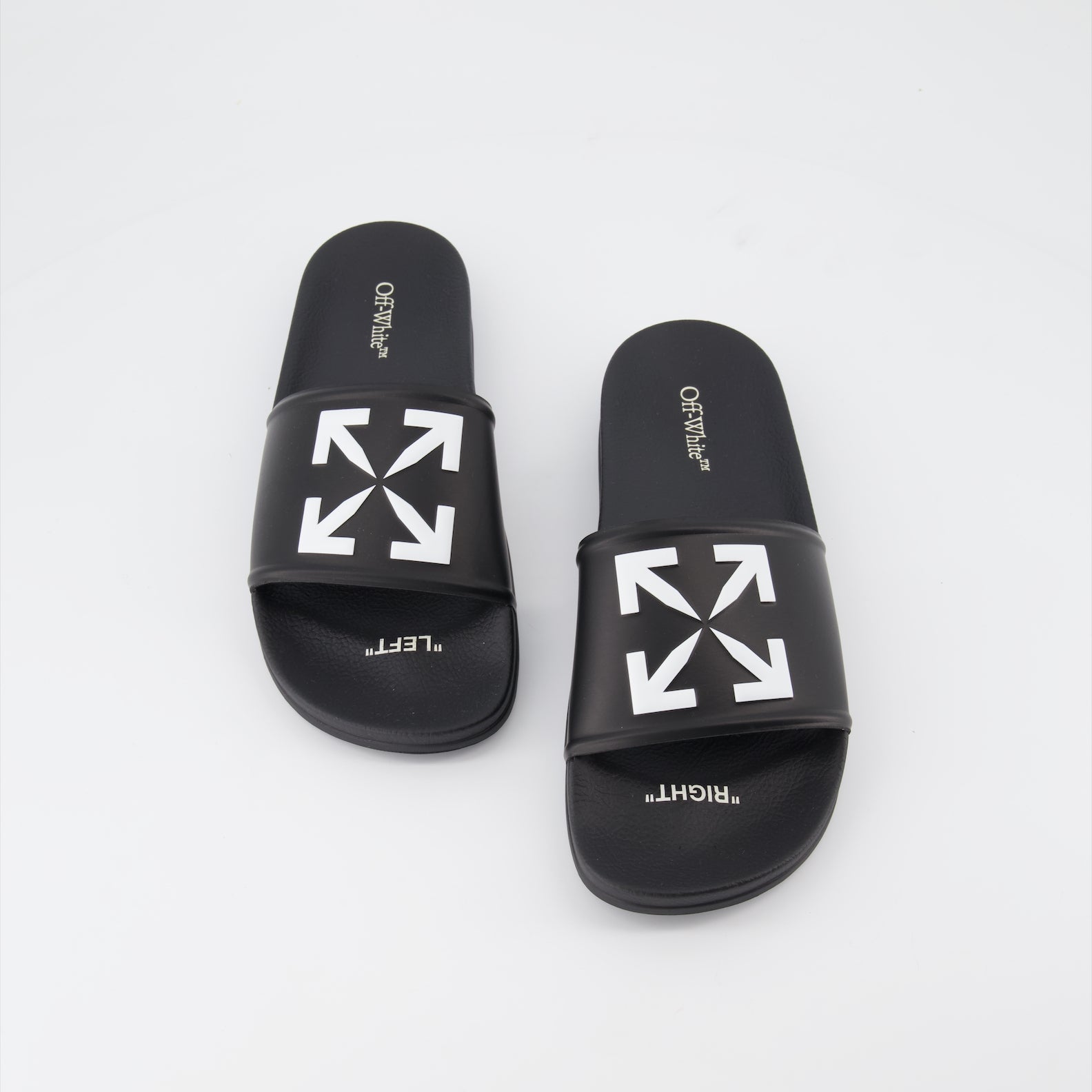 Sapatos abertos Claquettes Arrow Off-White Preto Homme