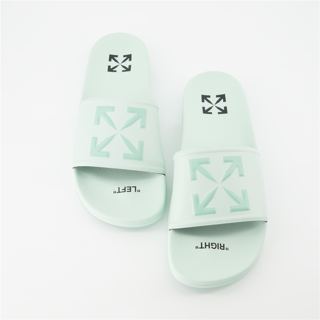 Sapatos abertos Claquettes Arrow Off-White Verde Homme