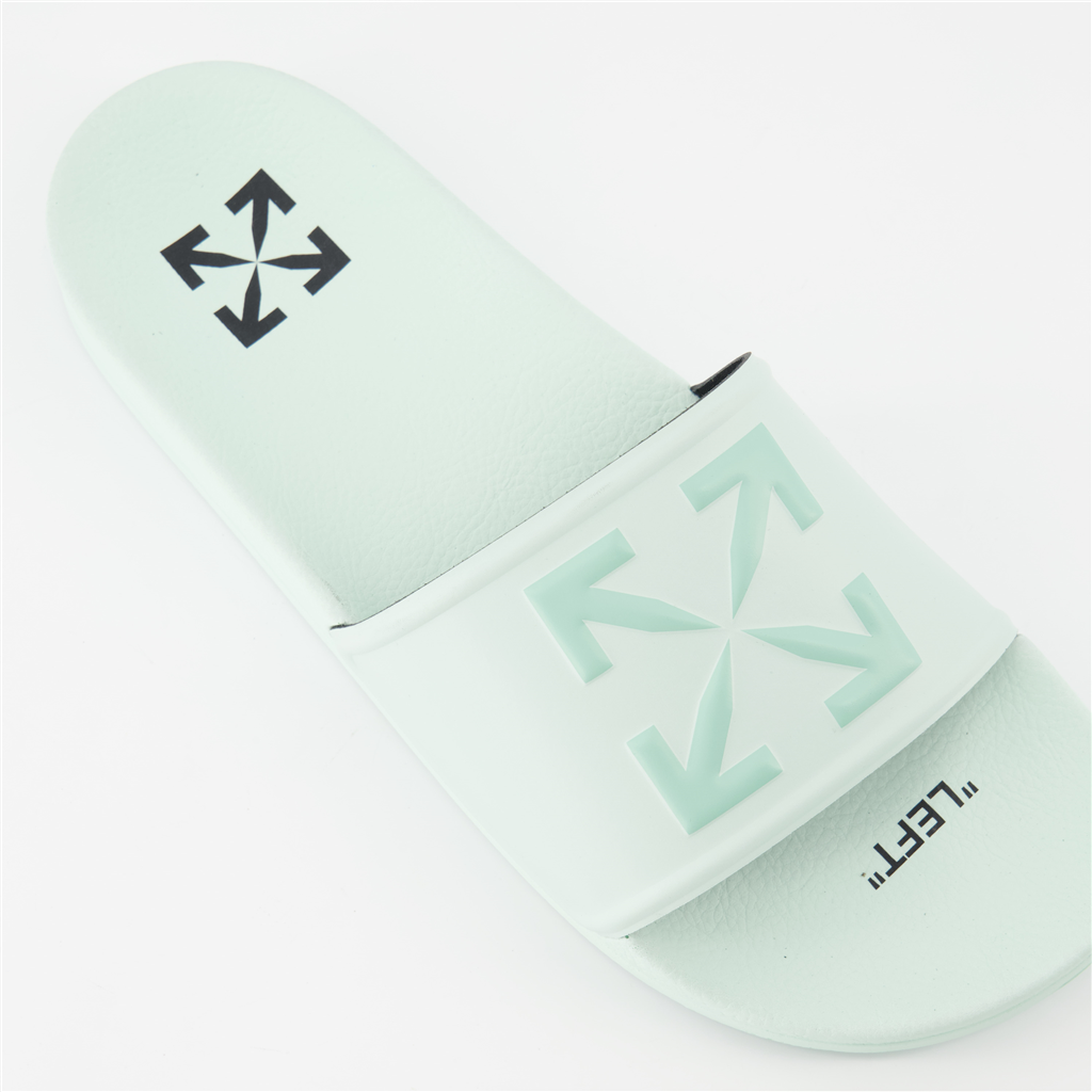 Sapatos abertos Claquettes Arrow Off-White Verde Homme