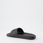 Sapatos abertos Claquettes Basile Moncler Preto Homme