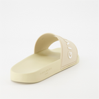 Offene schuhe Claquettes à logo Givenchy Beige Homme