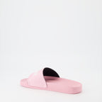 Offene schuhe Claquettes à logo Palm Angels Rosa Femme