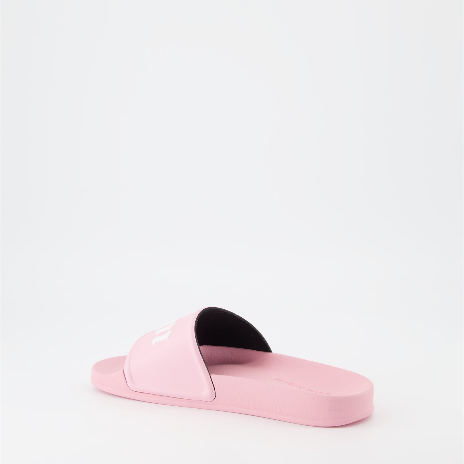 Offene schuhe Claquettes à logo Palm Angels Rosa Femme