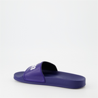 Offene schuhe Claquettes à logo Palm Angels Blau Homme