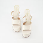 Zapatos de plataforma Claquettes compensées Tan-Go Valentino Garavani Beige Femme