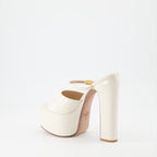 Zapatos de plataforma Claquettes compensées Tan-Go Valentino Garavani Beige Femme