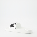 Sapatos abertos Claquettes DG Dolce & Gabbana Branco Homme