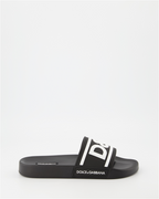 Zapatos abiertos Claquettes DG Dolce & Gabbana Negro Homme