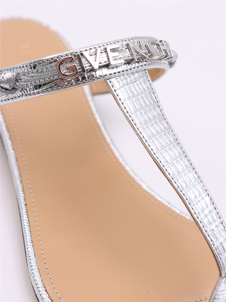 Zapatos abiertos Claquettes Elba Gris Givenchy Gris Femme