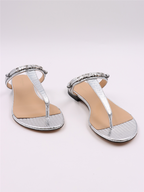 Zapatos abiertos Claquettes Elba Gris Givenchy Gris Femme