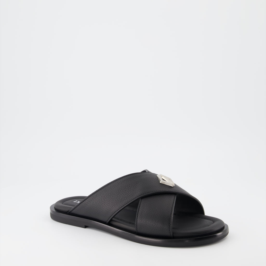 Chaussures ouvertes Claquettes Dior Alias Dior Noir Homme