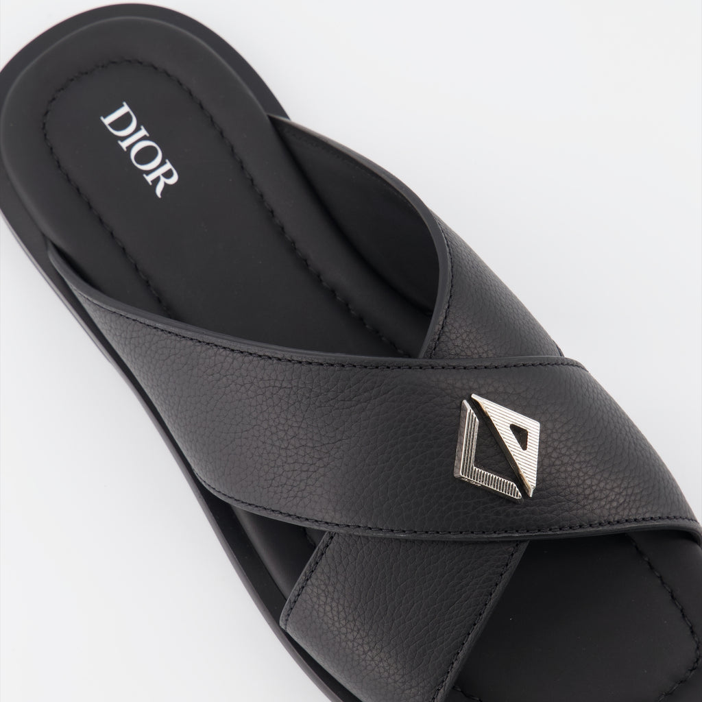 Chaussures ouvertes Claquettes Dior Alias Dior Noir Homme