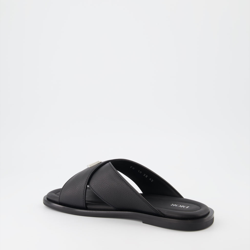 Chaussures ouvertes Claquettes Dior Alias Dior Noir Homme