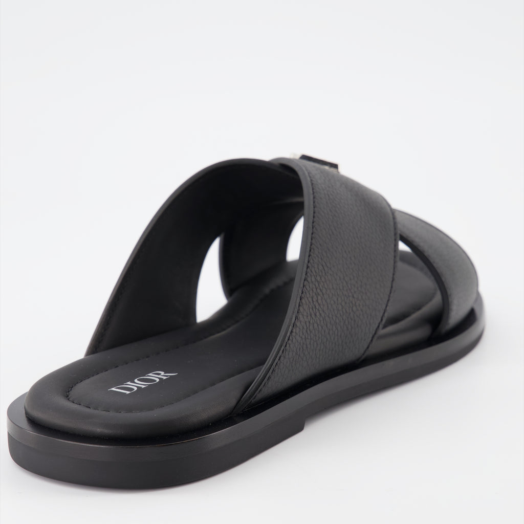 Chaussures ouvertes Claquettes Dior Alias Dior Noir Homme