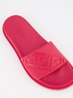 Sapatos abertos Claquettes FF Fendi Vermelho Homme