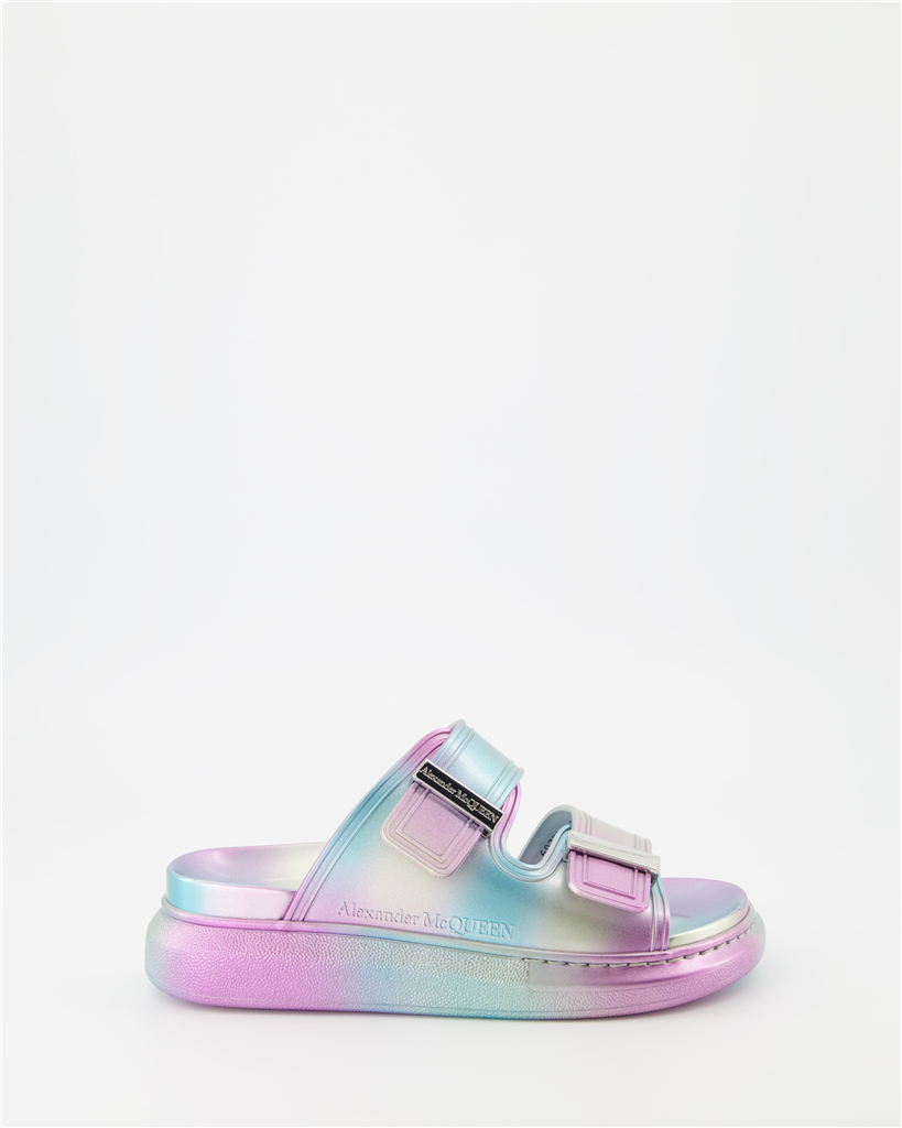 Sneaker Claquettes holographiques Alexander McQueen Multicolor Femme