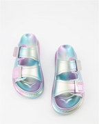 Sneaker Claquettes holographiques Alexander McQueen Multicolor Femme