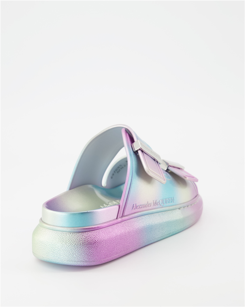 Sneaker Claquettes holographiques Alexander McQueen Multicolor Femme