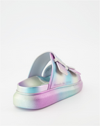Sneaker Claquettes holographiques Alexander McQueen Multicolor Femme