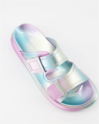 Sneaker Claquettes holographiques Alexander McQueen Multicolor Femme