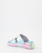 Sneaker Claquettes holographiques Alexander McQueen Multicolor Femme