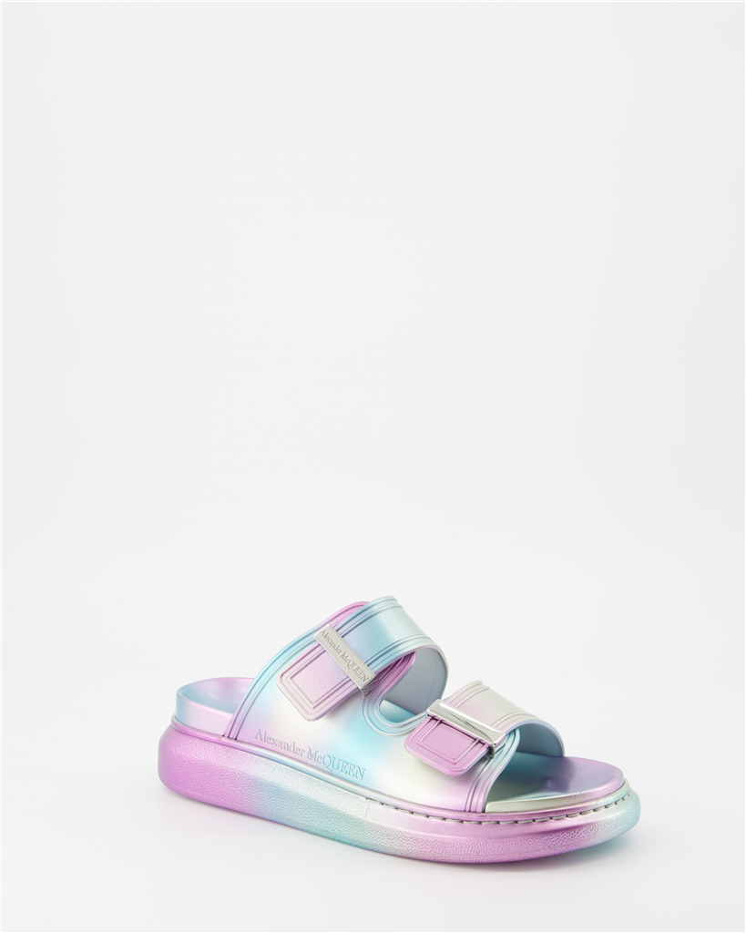 Sneaker Claquettes holographiques Alexander McQueen Multicolor Femme