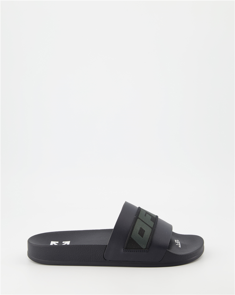 Zapatos abiertos Claquettes Industrial Off-White Negro Homme