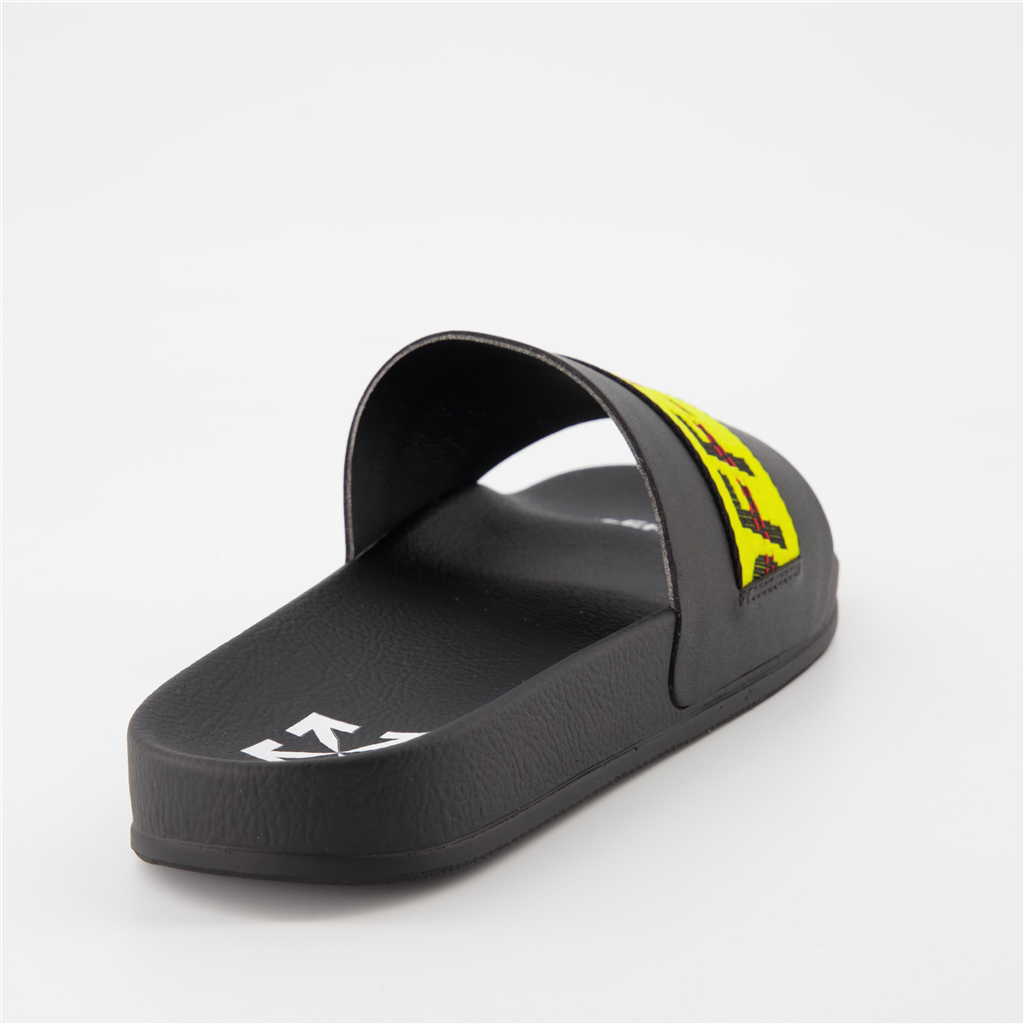 Zapatos abiertos Claquettes Industrial Off-White Negro Homme