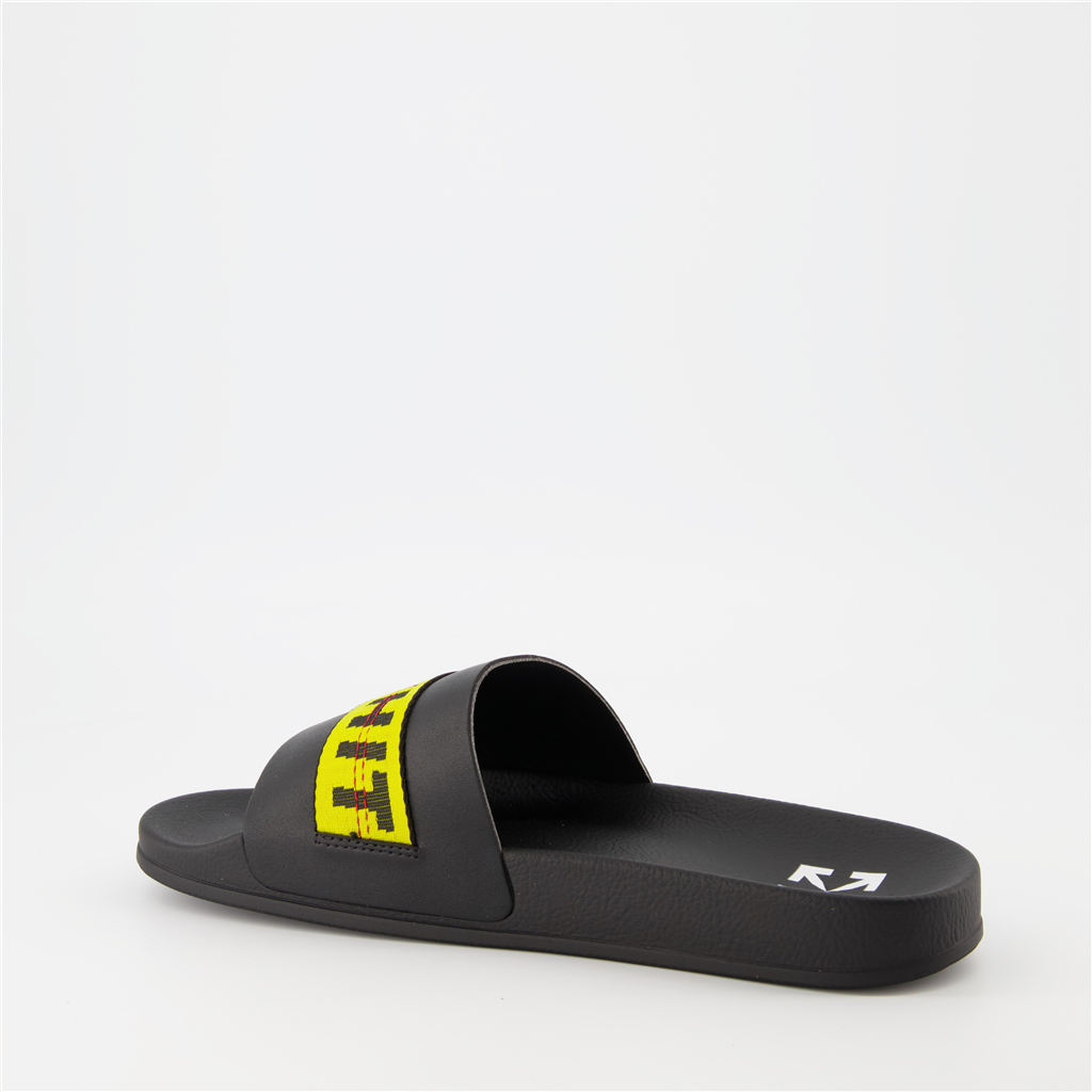 Zapatos abiertos Claquettes Industrial Off-White Negro Homme