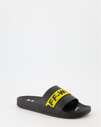 Zapatos abiertos Claquettes Industrial Off-White Negro Homme